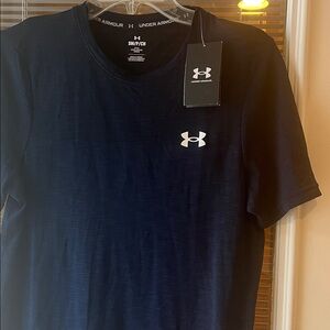 Under Armour Men's Navy Short Sleeve Tee
